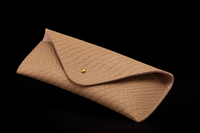 Crocodile Leather Sunglasses Case