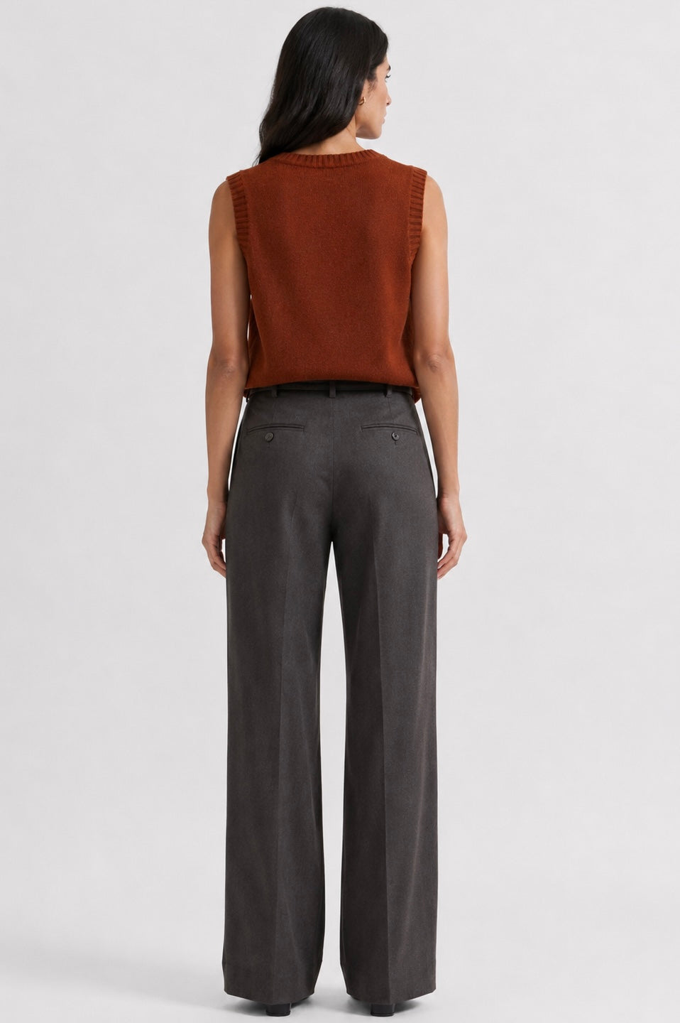 Classic V-Neck Knit Vest