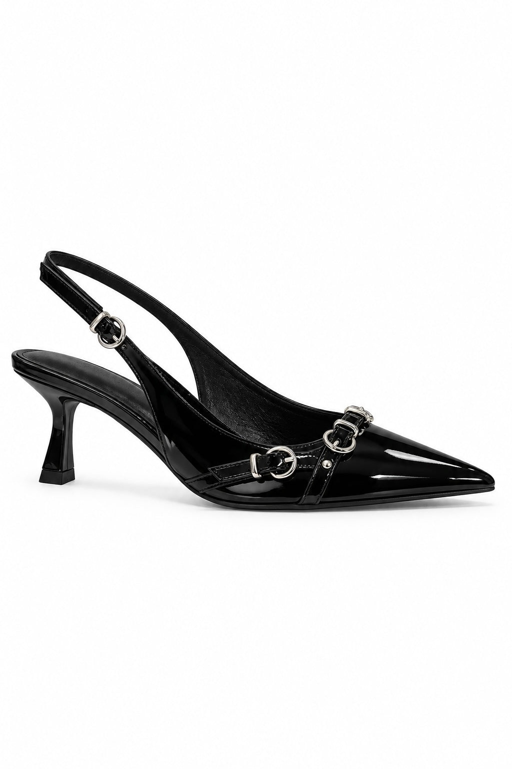 Aurelle Buckle Slingback Heel