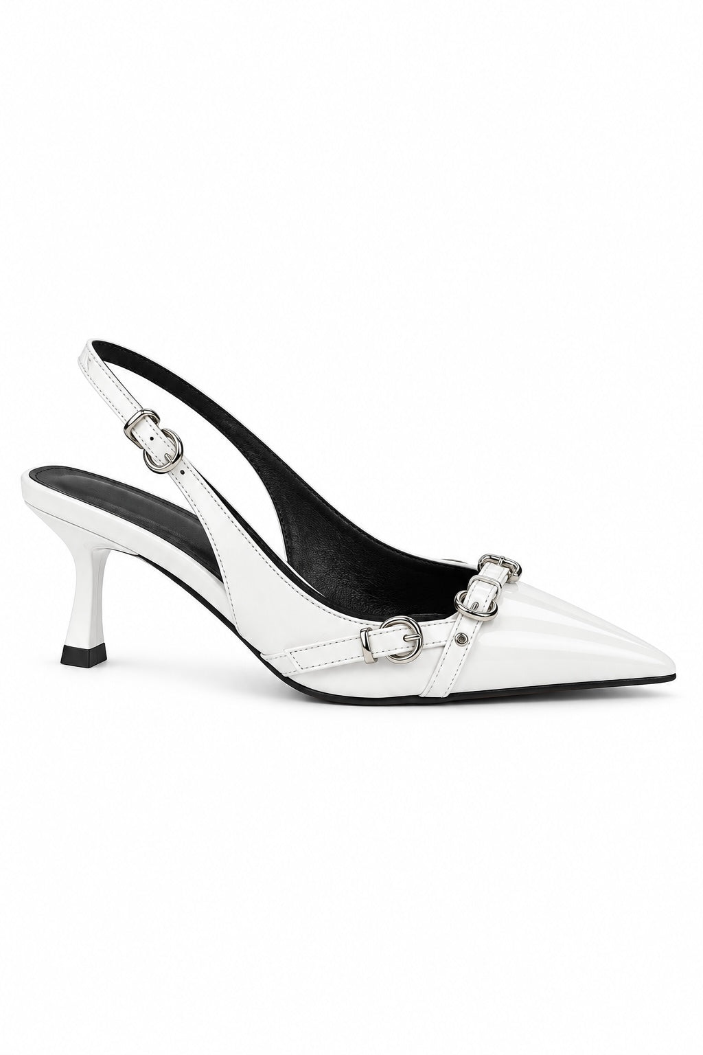 Aurelle Buckle Slingback Heel