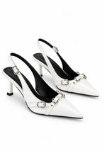 Aurelle Buckle Slingback Heel