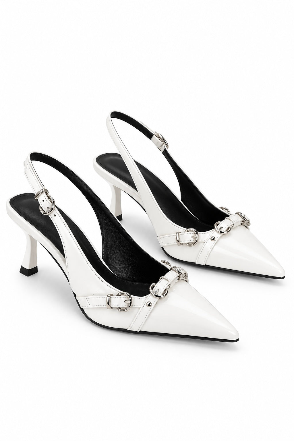Aurelle Buckle Slingback Heel
