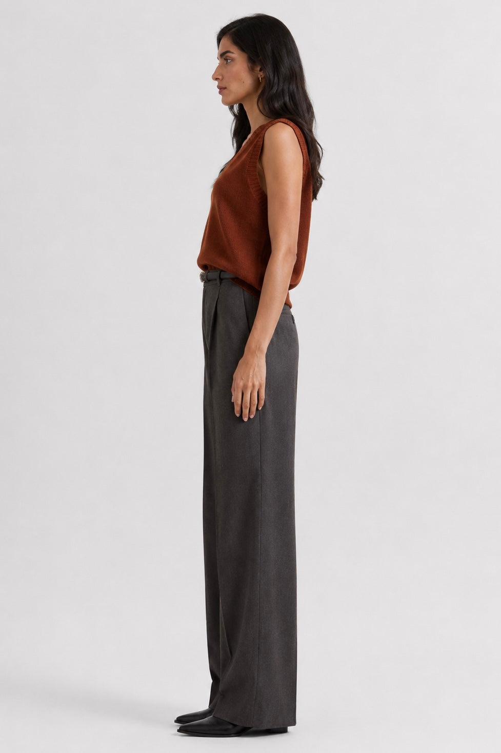 Classic V-Neck Knit Vest