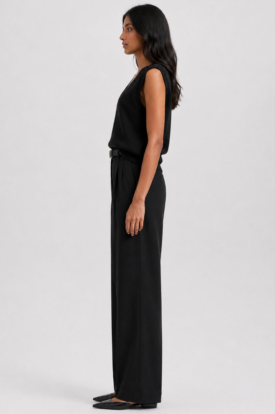 Classic V-Neck Knit Vest