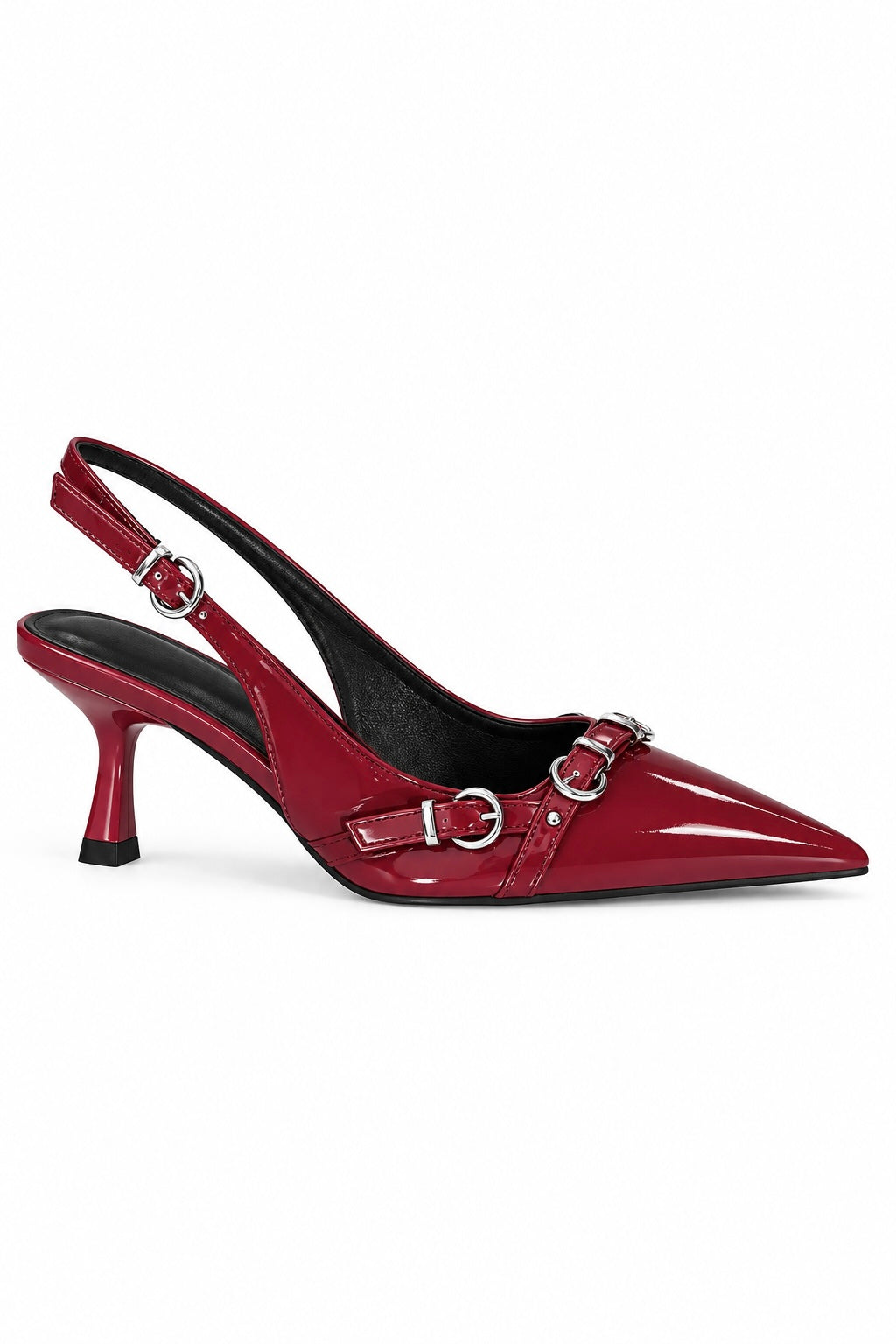 Aurelle Buckle Slingback Heel
