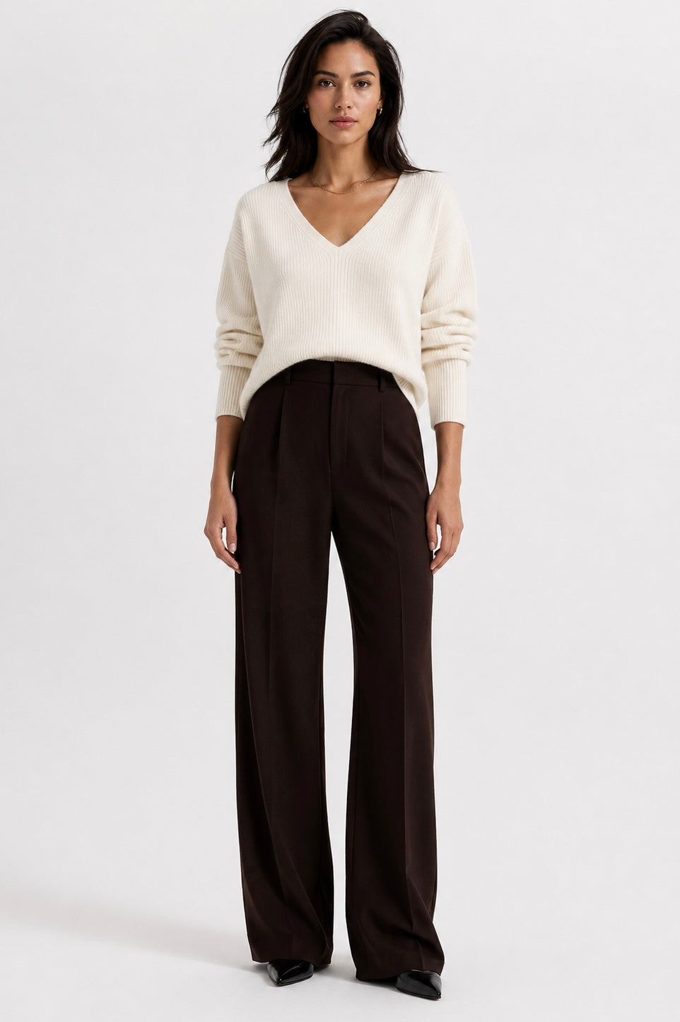 Soft Horizon V-Neck Sweater