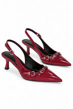 Aurelle Buckle Slingback Heel