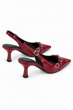 Aurelle Buckle Slingback Heel