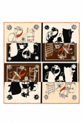 Equilibre Atelier 70 x 70 Foulard