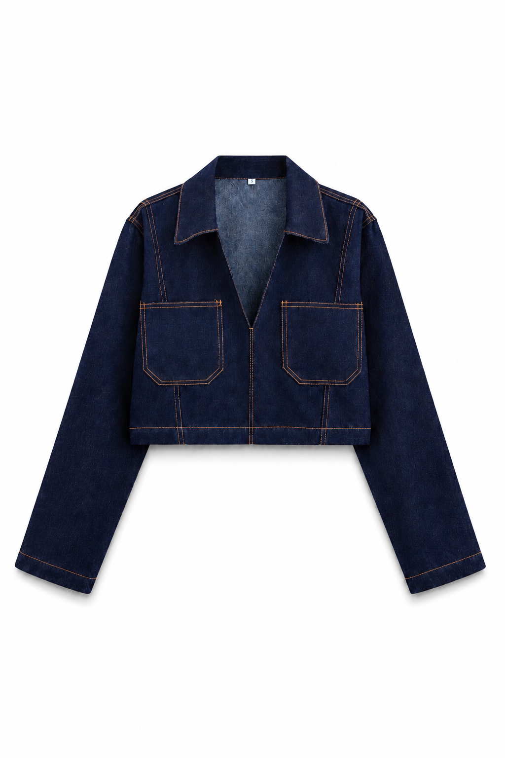 Hollis Cropped Denim Shirt