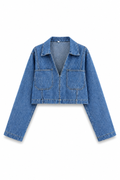 Hollis Cropped Denim Shirt