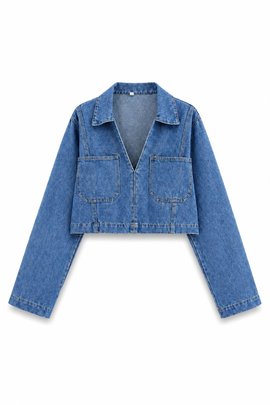 Hollis Cropped Denim Shirt