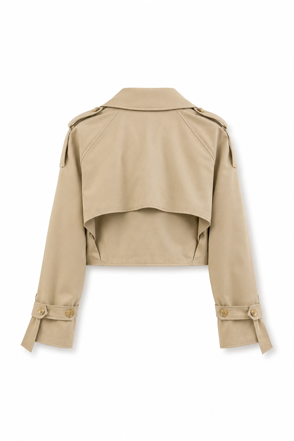 Harper Cropped Trench Jacket