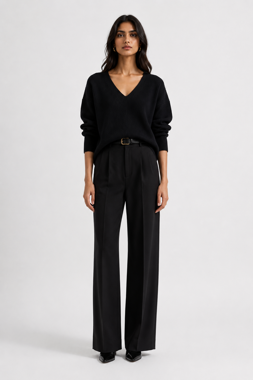 Soft Horizon V-Neck Sweater