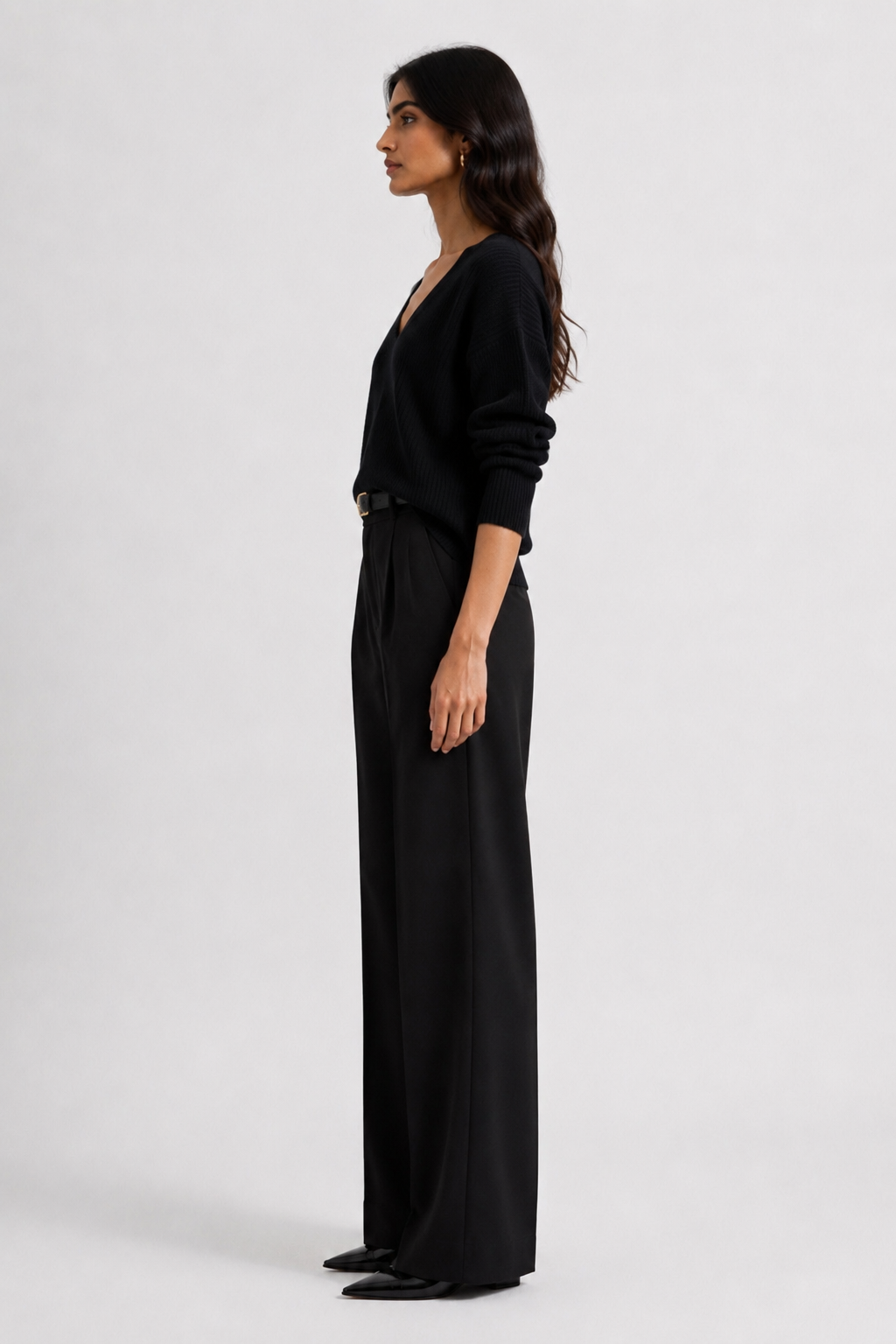 Soft Horizon V-Neck Sweater