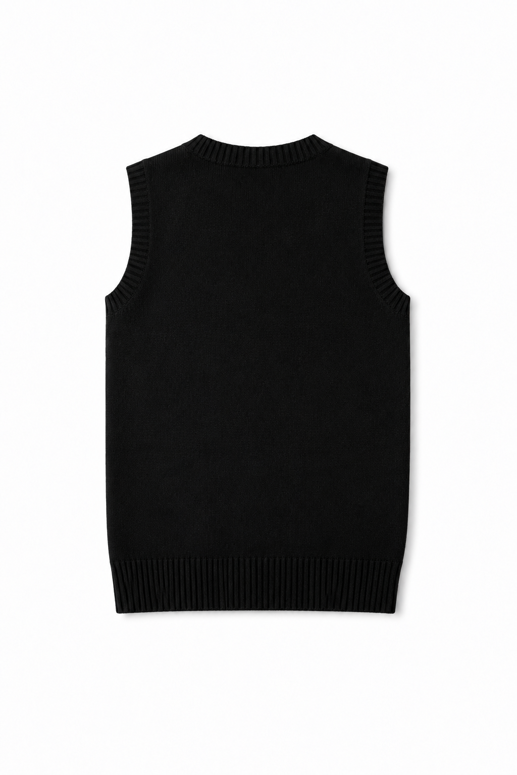 Classic V-Neck Knit Vest