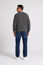 Elvarin Ribbed Zip Cardigan