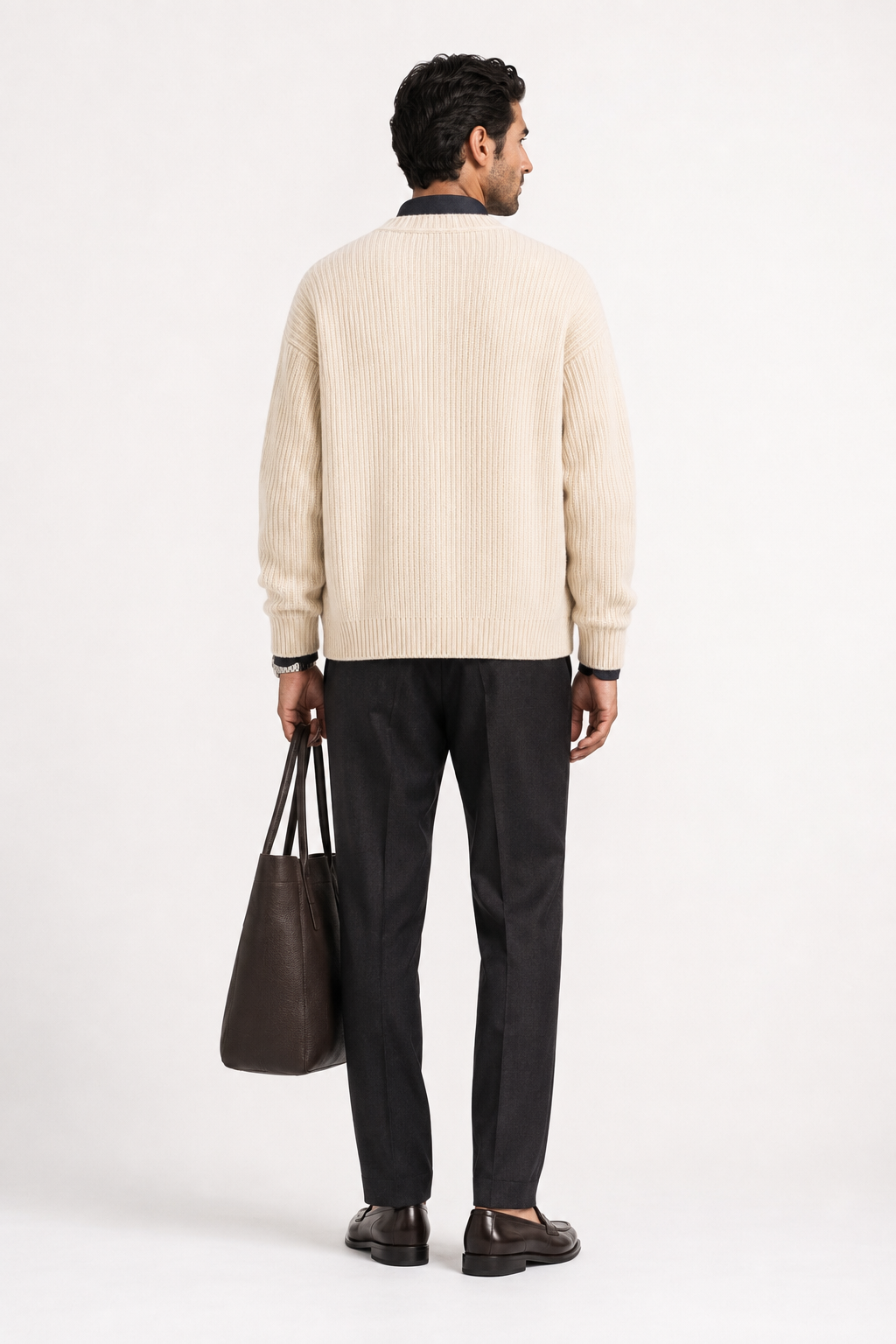 Elvarin Ribbed Zip Cardigan