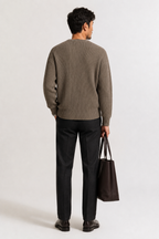 Elvarin Ribbed Zip Cardigan