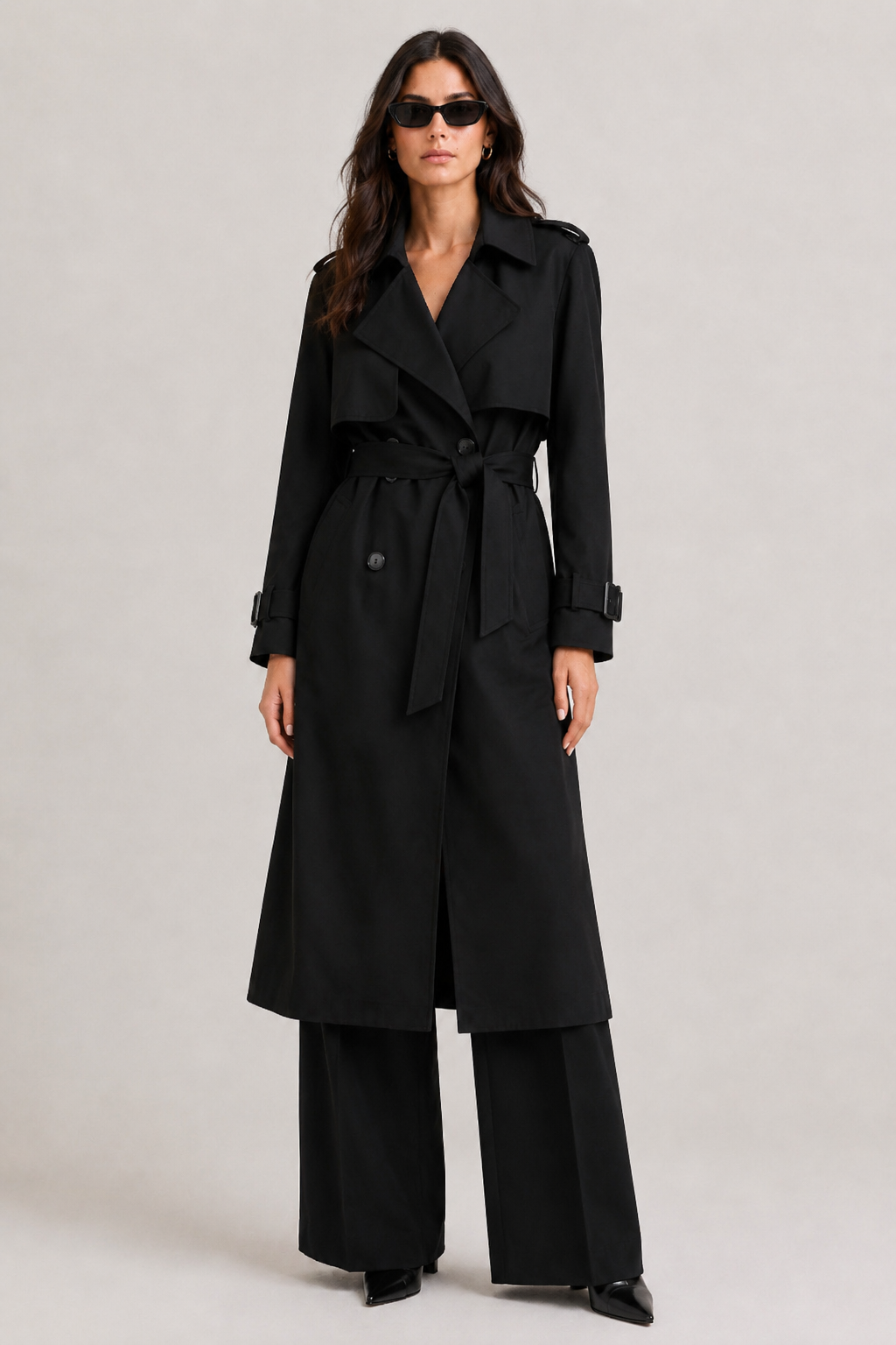 Avelisse Belted Trench Coat
