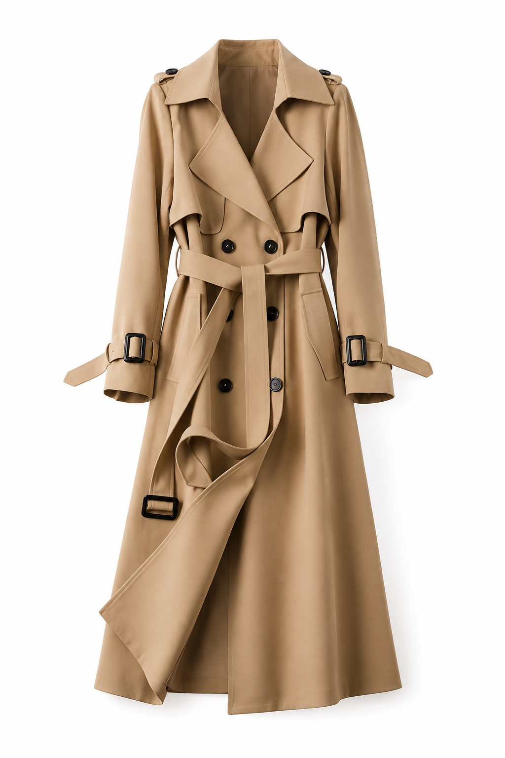 Avelisse Belted Trench Coat