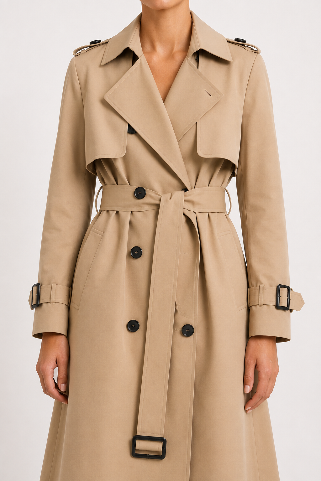 Avelisse Belted Trench Coat