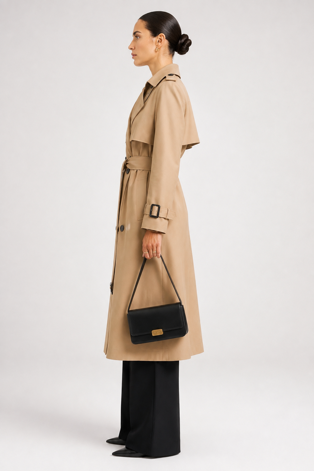 Avelisse Belted Trench Coat