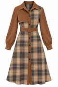 Alderwyn Plaid Dress