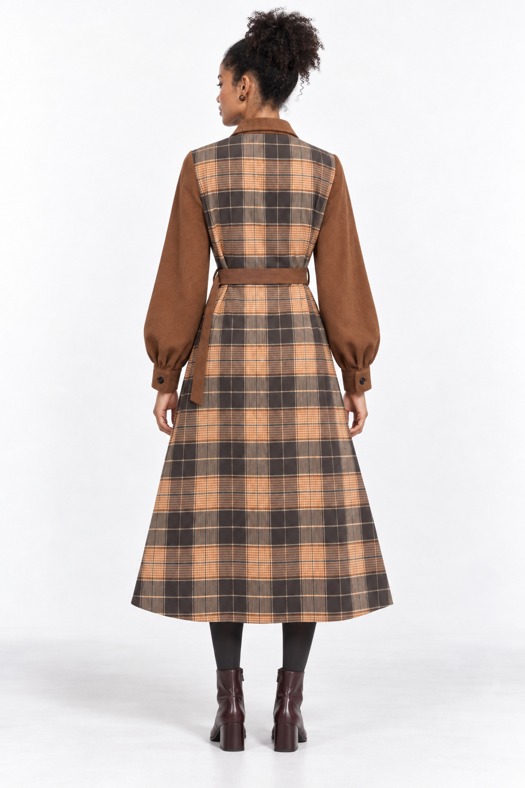 Alderwyn Plaid Dress