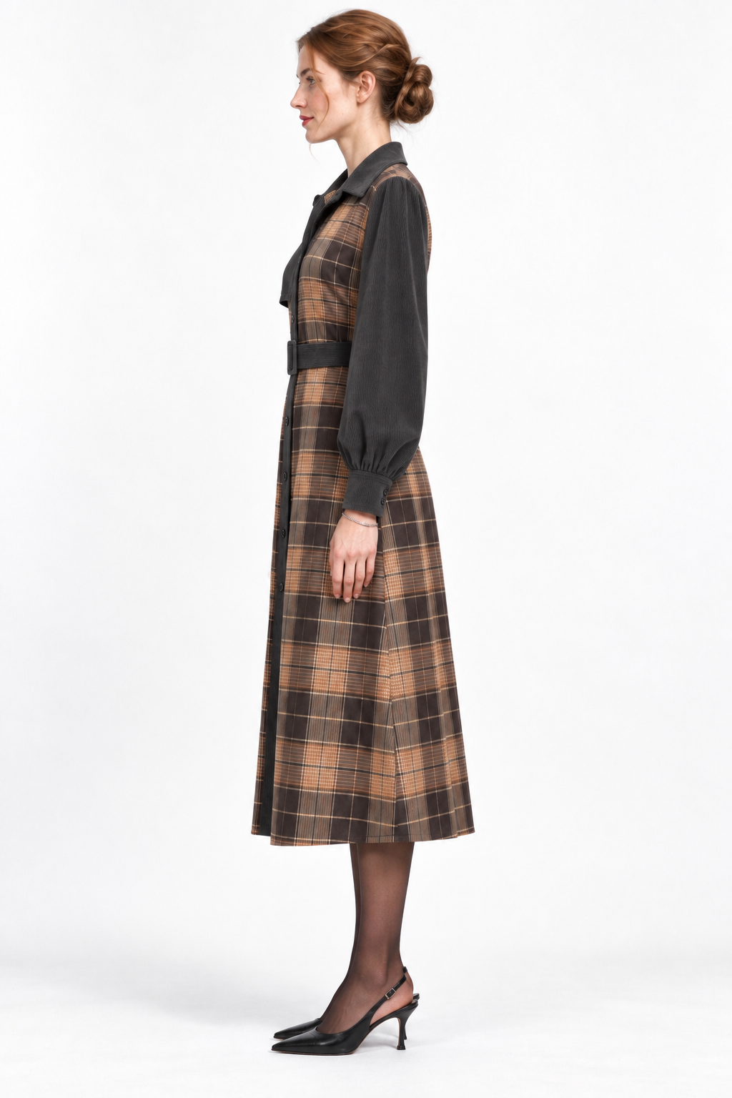 Alderwyn Plaid Dress