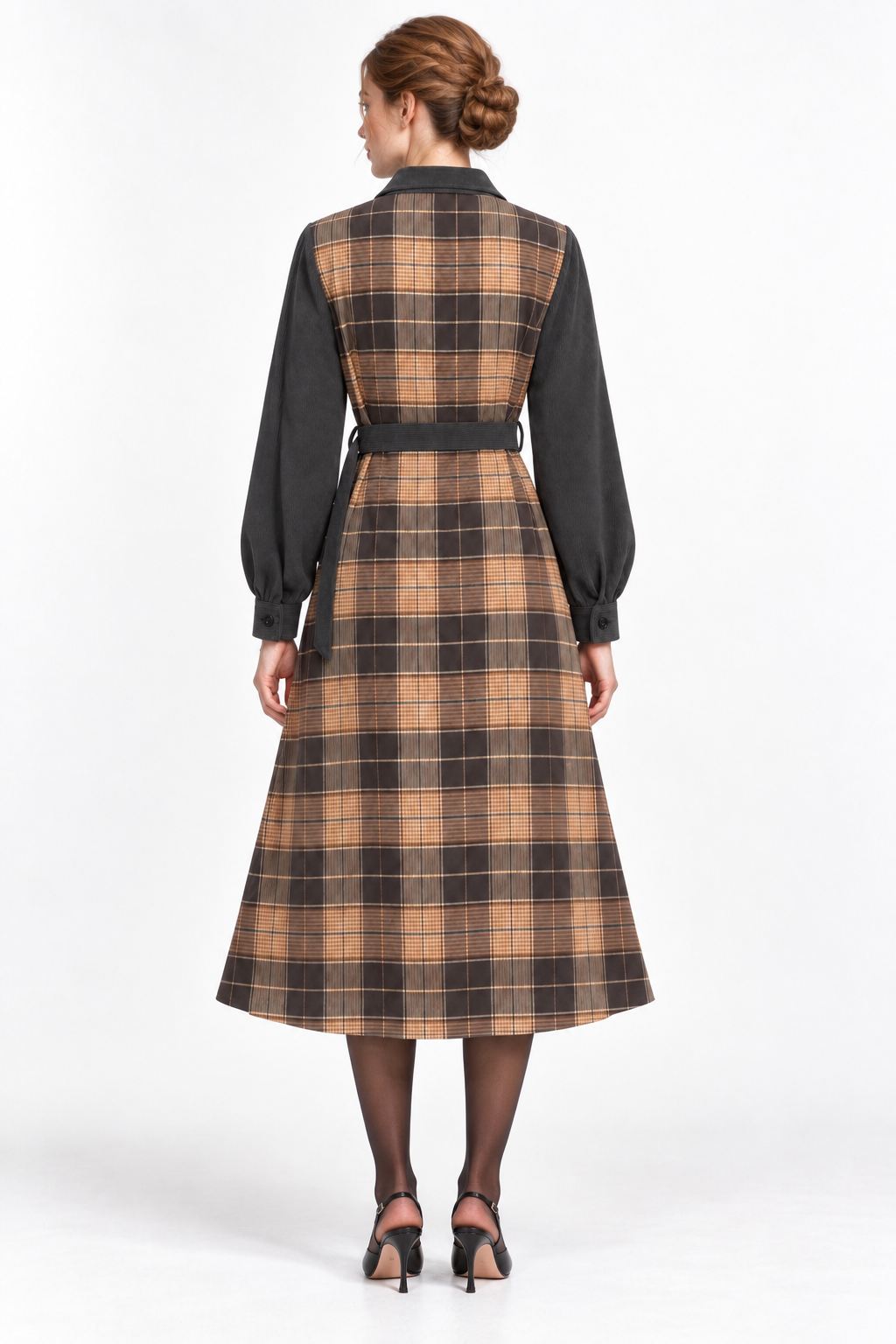 Alderwyn Plaid Dress