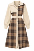 Alderwyn Plaid Dress