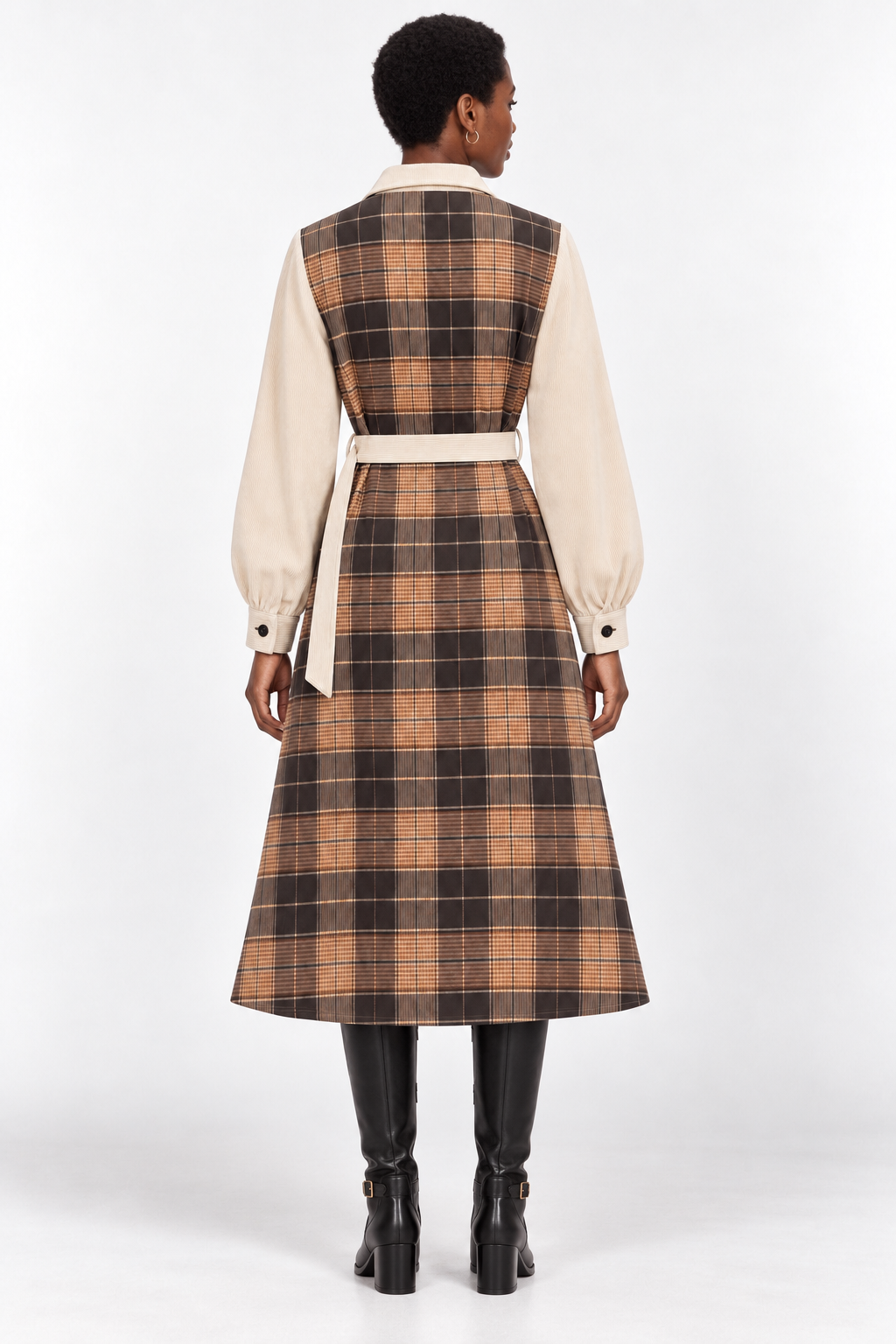 Alderwyn Plaid Dress