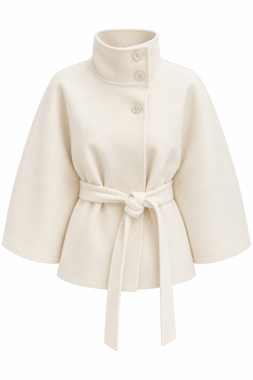 Bellerive Belted Cape Coat