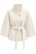 Bellerive Belted Cape Coat