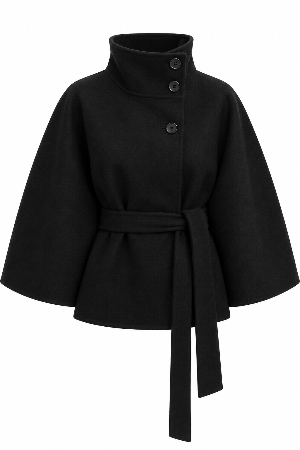 Bellerive Belted Cape Coat