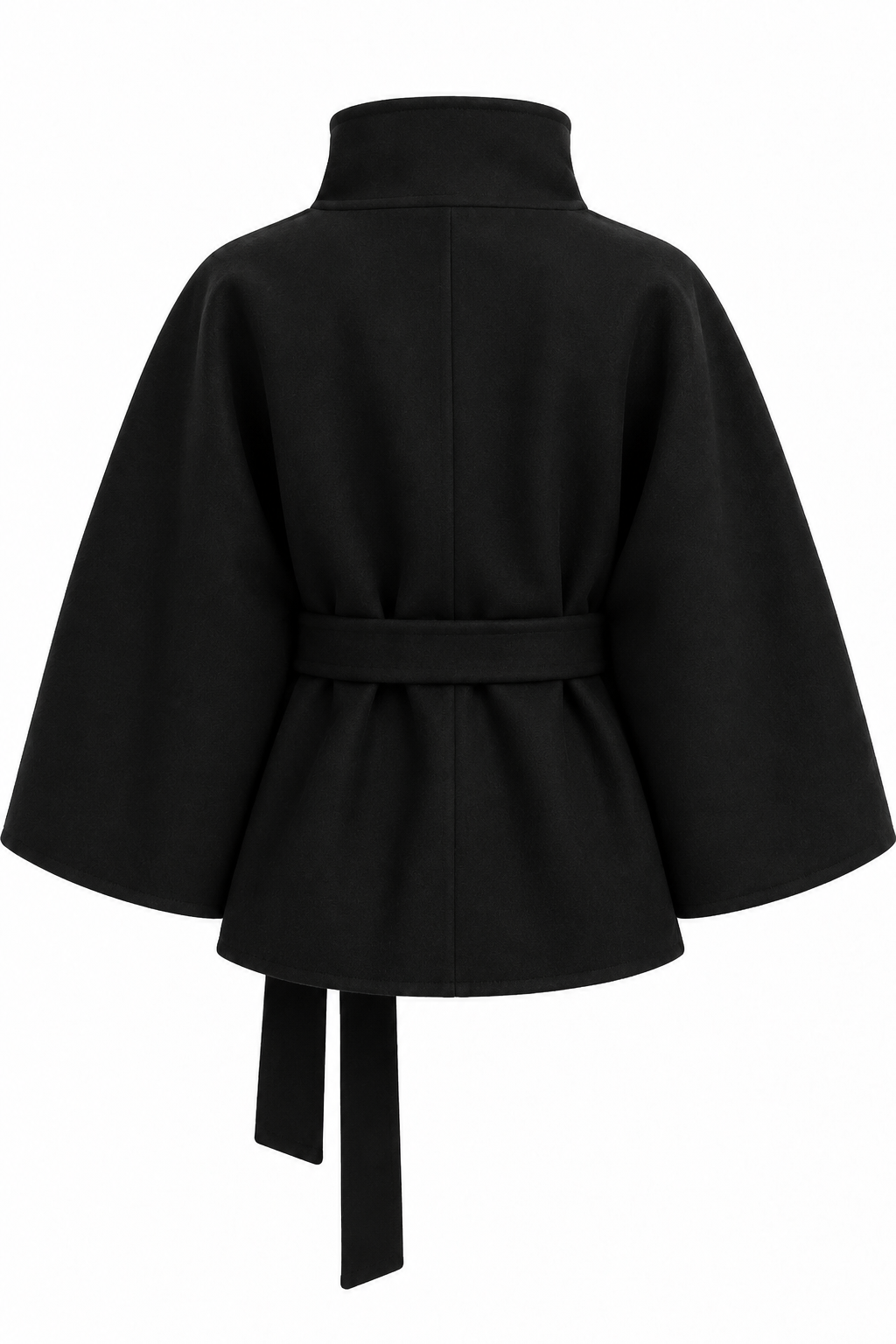 Bellerive Belted Cape Coat