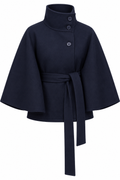 Bellerive Belted Cape Coat