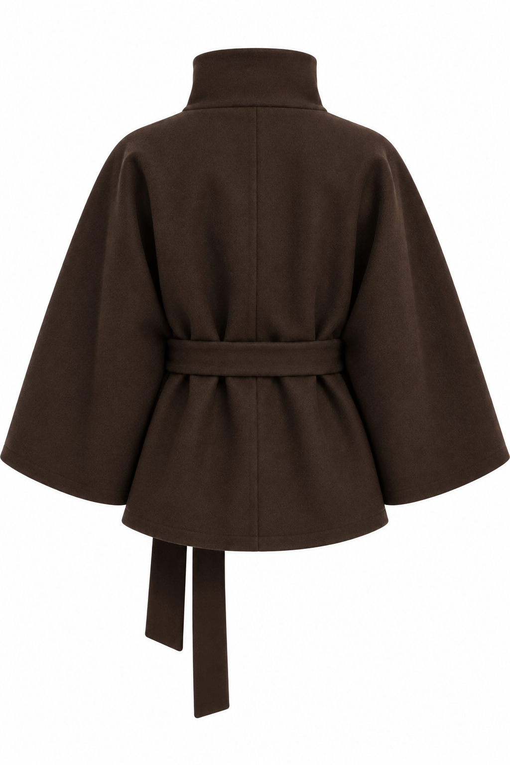 Bellerive Belted Cape Coat