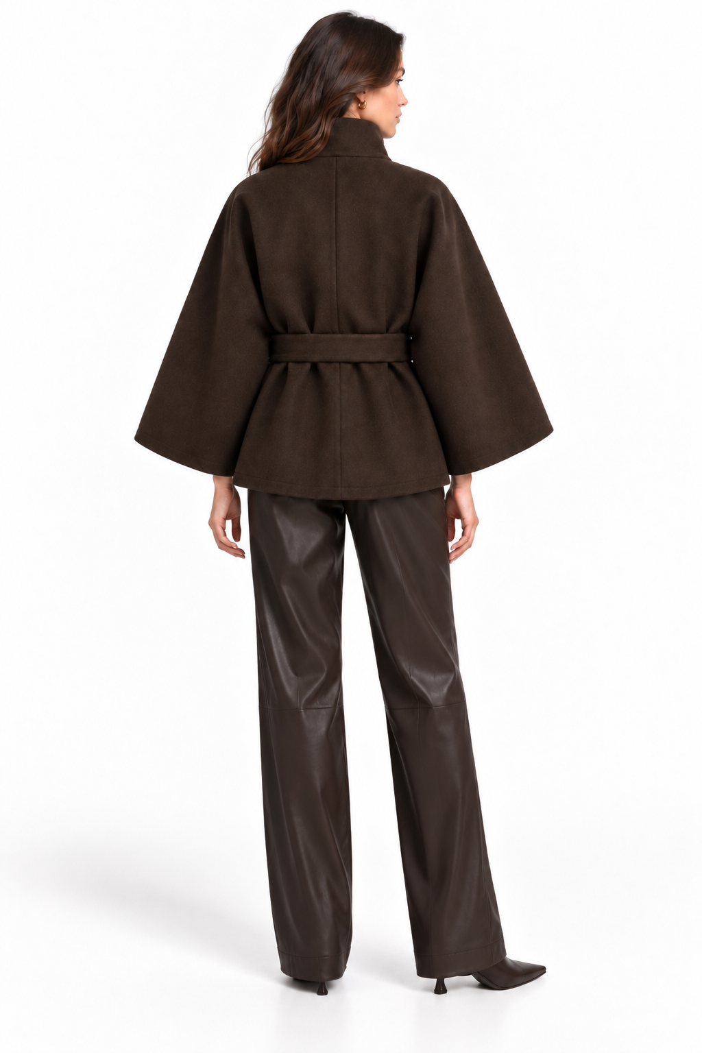 Bellerive Belted Cape Coat