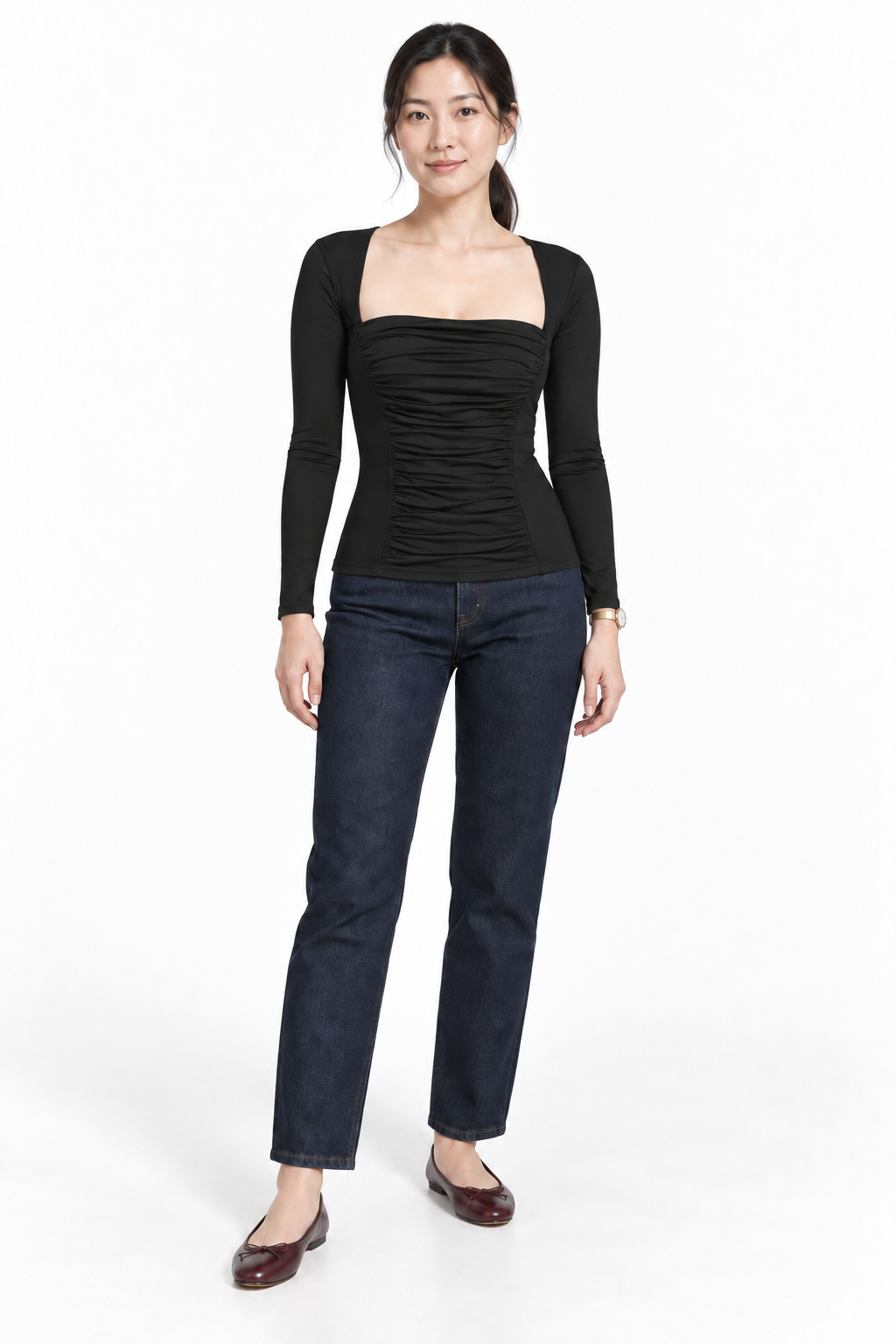 Delune Ruched Shirt